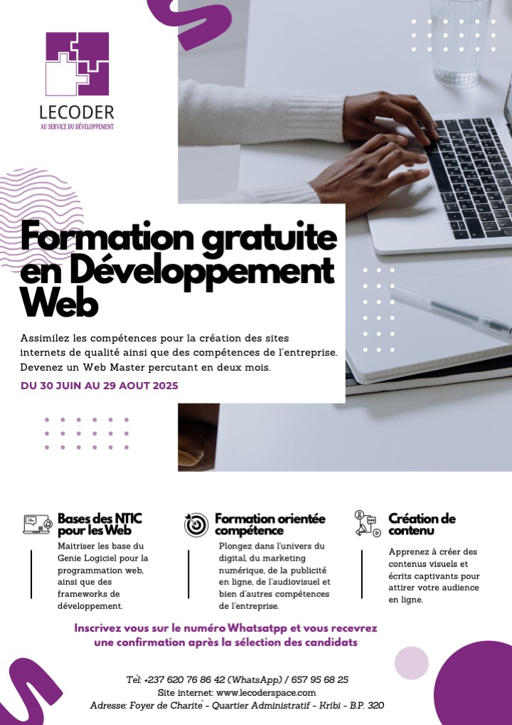 Formation gratuite en développement web